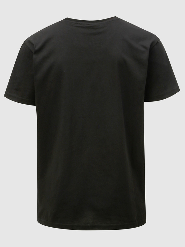 Horsefeathers Fekete Férfi Horsefeathers Mini Logo nyomtatott rövid ujjú póló