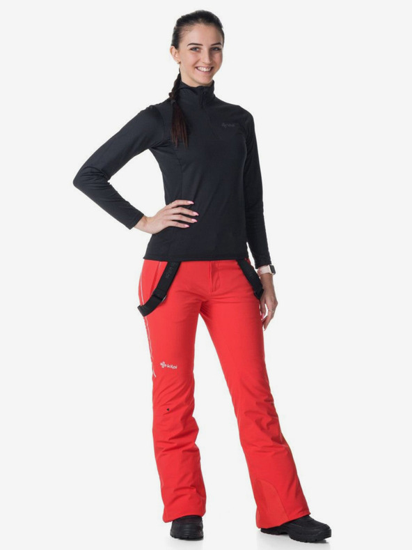 Kilpi Női bordó termál póló állógallérral KILPI WILLIE