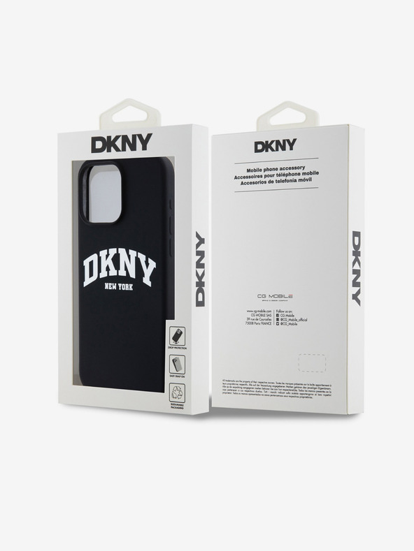 DKNY Folyékony szilikon Arch Logo MagSafe hátlap iPhone 14 Pro fekete DKNY Folyékony szilikon Arch Logo MagSafe hátlap iPhone 14 Pro fekete DKNY
