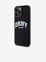 DKNY Folyékony szilikon Arch Logo MagSafe hátlap iPhone 14 Pro Max-hoz Fekete DKNY