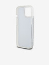 DKNY Folyékony csillámos, íves logós hátlap iPhone 14 készülékhez Fekete DKNY