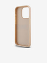 DKNY PU bőr Repeat Pattern tonális csíkos hátlapi borító iPhone 15 Pro rózsaszínű DKNY DKNY