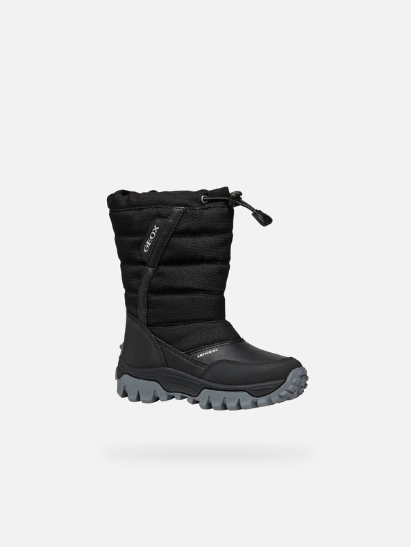 Geox Fekete fiú téli cipő Geox Himalaya ABX