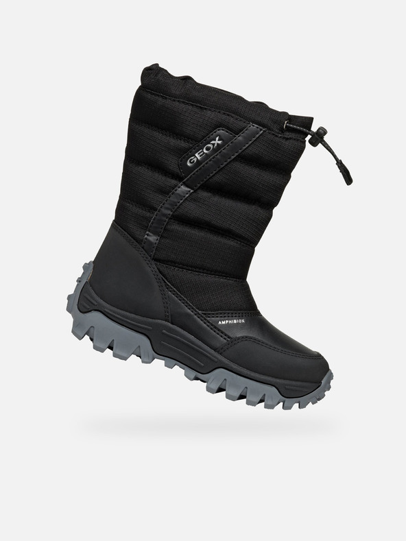 Geox Fekete fiú téli cipő Geox Himalaya ABX