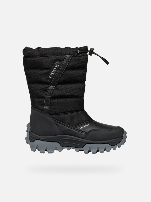 Geox Fekete fiú téli cipő Geox Himalaya ABX