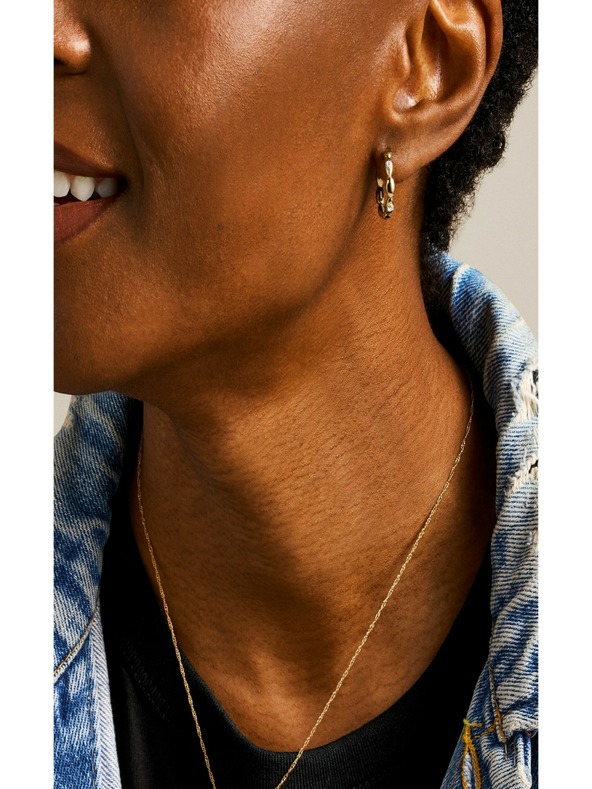 Fossil Női acél fülbevaló Fossil Sutton JF04795710