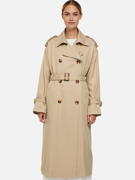 Geox Bézs női oversize trench kabát Geox Diamond