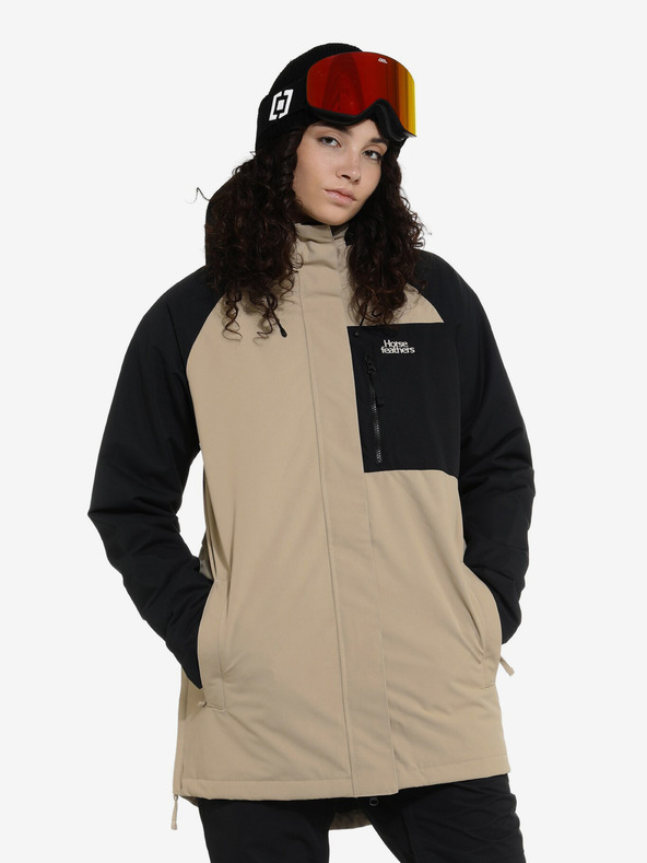 Horsefeathers CELARA kabát Horsefeathers - fekete