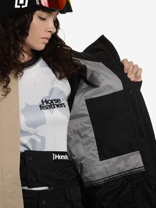 Horsefeathers CELARA kabát Horsefeathers - fekete