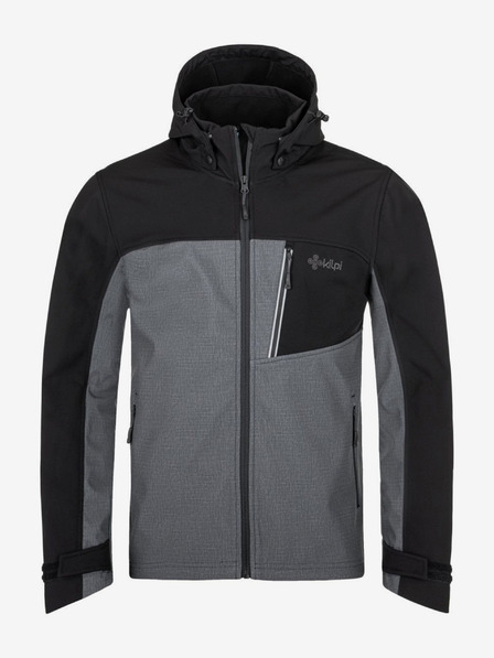 Kilpi Fekete és szürke férfi softshell dzseki Kilpi RAVIO-M