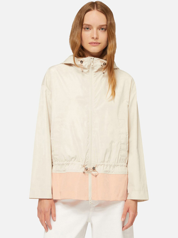 Geox Krémszínű női parka Geox Bulmya