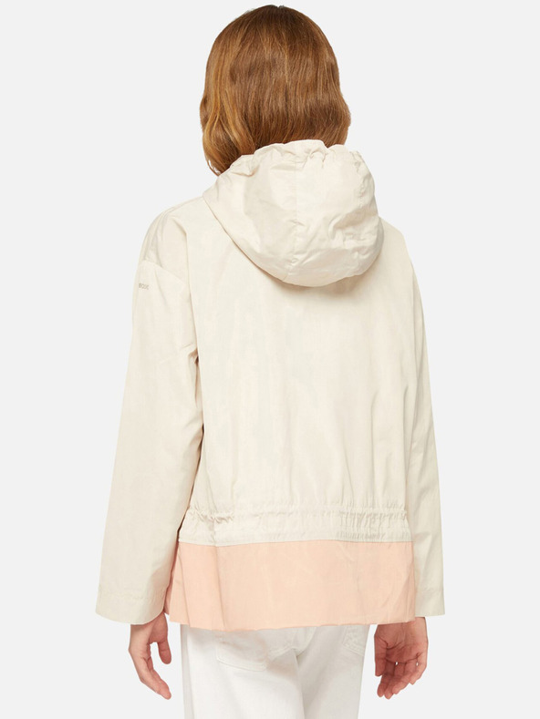 Geox Krémszínű női parka Geox Bulmya