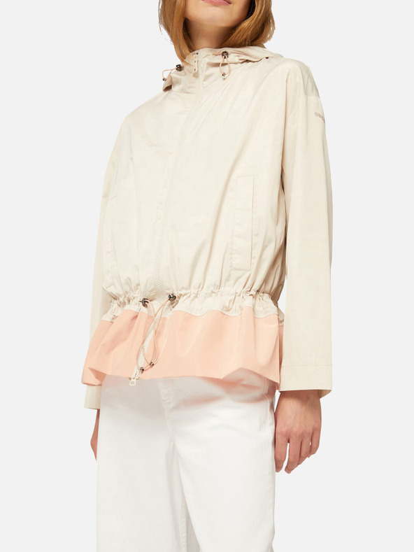 Geox Krémszínű női parka Geox Bulmya