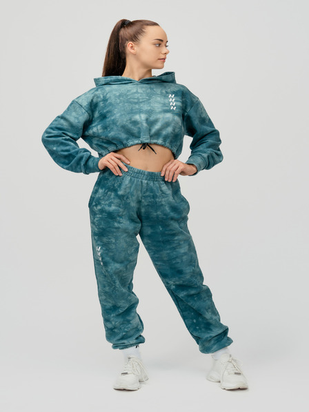 Nebbia NEBBIA Re-fresh női crop kapucnis pulóver 591