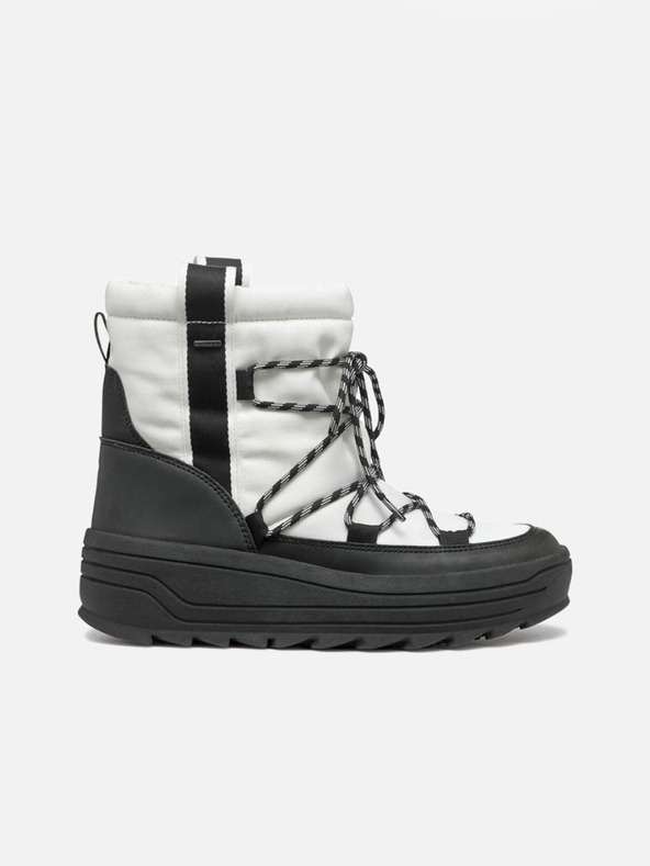 Geox Fehér női Geox Milleiny bokacsizma ABX