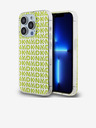 DKNY PC/TPU ismétlődő mintás hátsó borító iPhone 15 Pro készülékhez Sárga DKNY