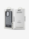 DKNY PU bőr Ismétlődő mintás alsó csíkos MagSafe hátlap iPhone 14 Pro Max fekete DKNY fekete DKNY