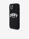 DKNY Folyékony szilikon íves logós MagSafe hátlap iPhone 13-hoz Fekete DKNY DKNY