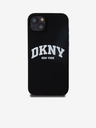 DKNY Folyékony szilikon Arch Logo MagSafe hátlap iPhone 15 Plushoz Fekete DKNY