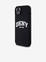 DKNY Folyékony szilikon Arch Logo MagSafe hátlap iPhone 15 Plushoz Fekete DKNY