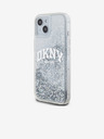 DKNY Folyékony csillogó íves logós hátlap iPhone 14-hez Átlátszó DKNY DKNY