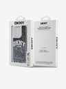 DKNY Folyékony csillogó íves logós hátlap iPhone 15 Pro Fekete DKNY