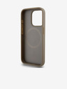 DKNY PU bőr Ismétlődő mintás alsó csíkos MagSafe hátlap iPhone 14 Pro barna DKNY Brown DKNY