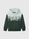 GAP Gyerek pulóver logóval és fleece béléssel GAP