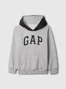 GAP Gyerek pulóver logóval és fleece béléssel GAP