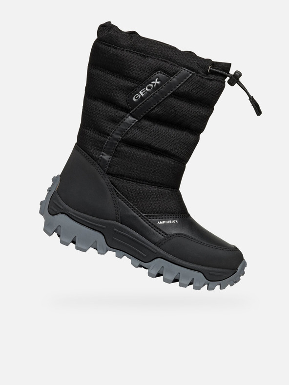 Geox Fekete fiú téli cipő Geox Himalaya ABX