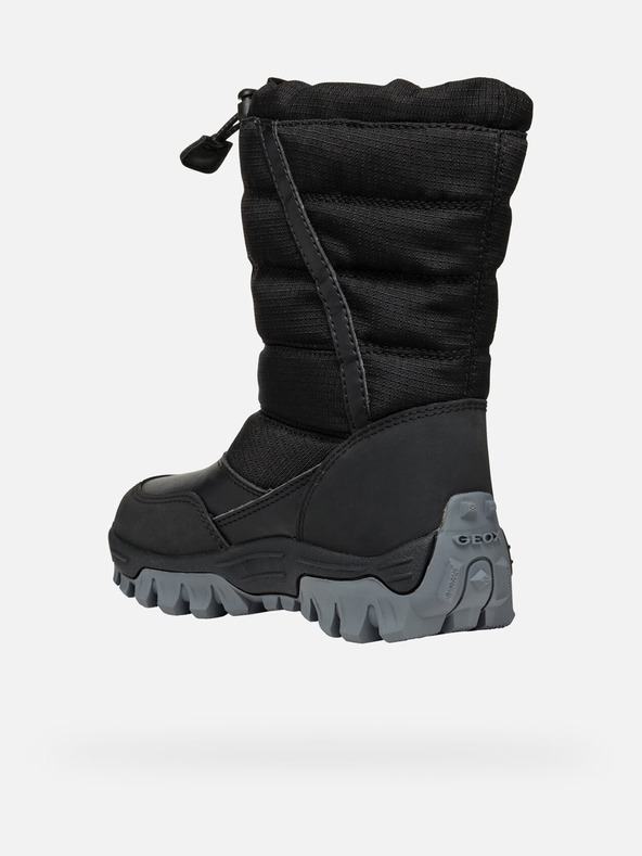 Geox Fekete fiú téli cipő Geox Himalaya ABX