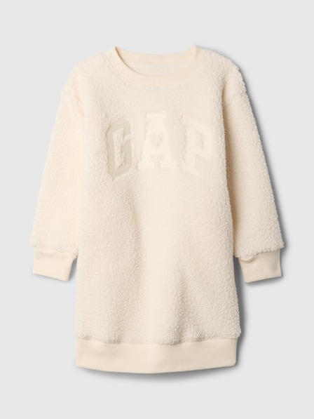 GAP Baby sherpa pulóverruha logóval GAP