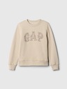 GAP Gyerek pulóver logóval és fleece béléssel GAP