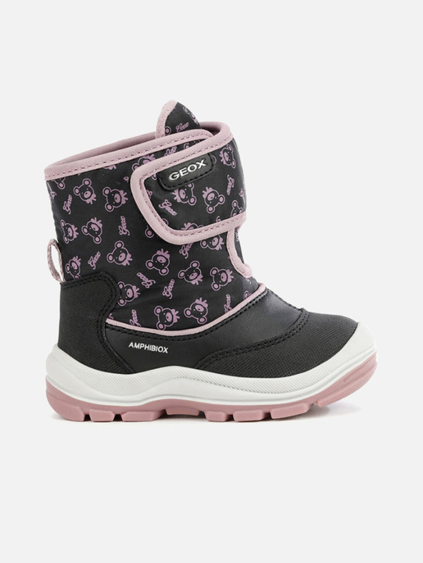 Geox Fekete lány bokacsizma Geox Flanfil ABX