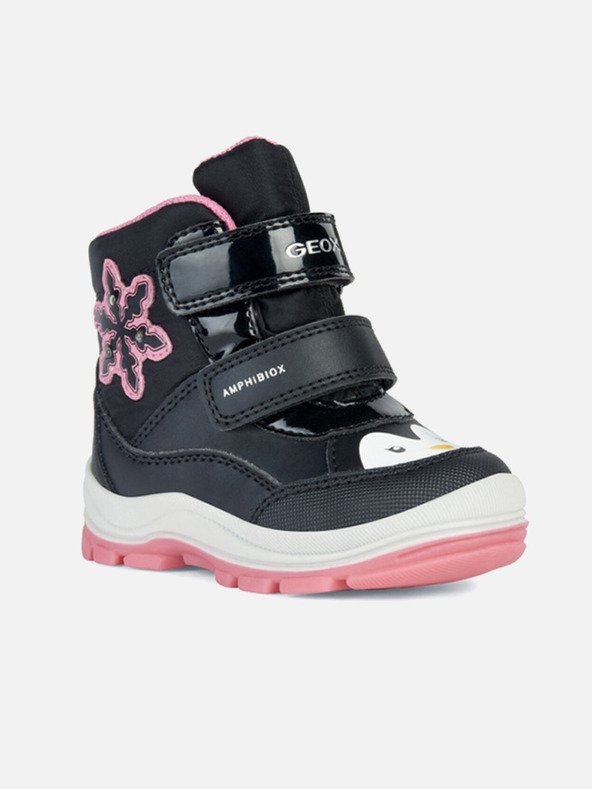 Geox Fekete lány bokacsizma Geox Flanfil ABX