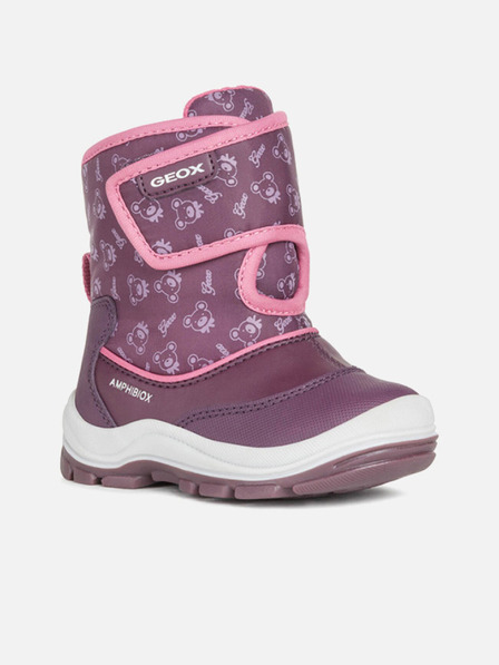 Geox Rózsaszín lányoknak Geox Flanfil bokacsizma ABX