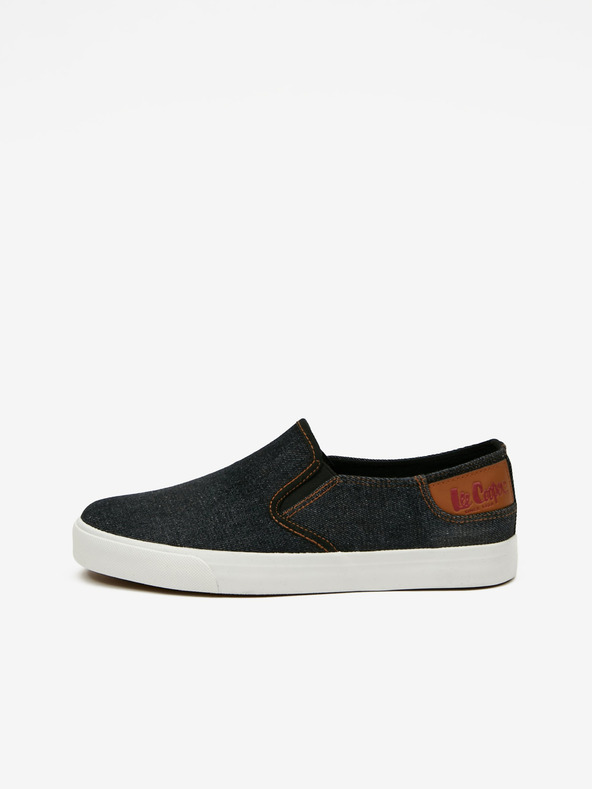 Lee Cooper Fekete férfi slip on tornacipő Lee Cooper
