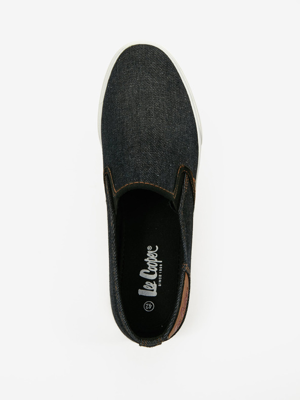Lee Cooper Fekete férfi slip on tornacipő Lee Cooper