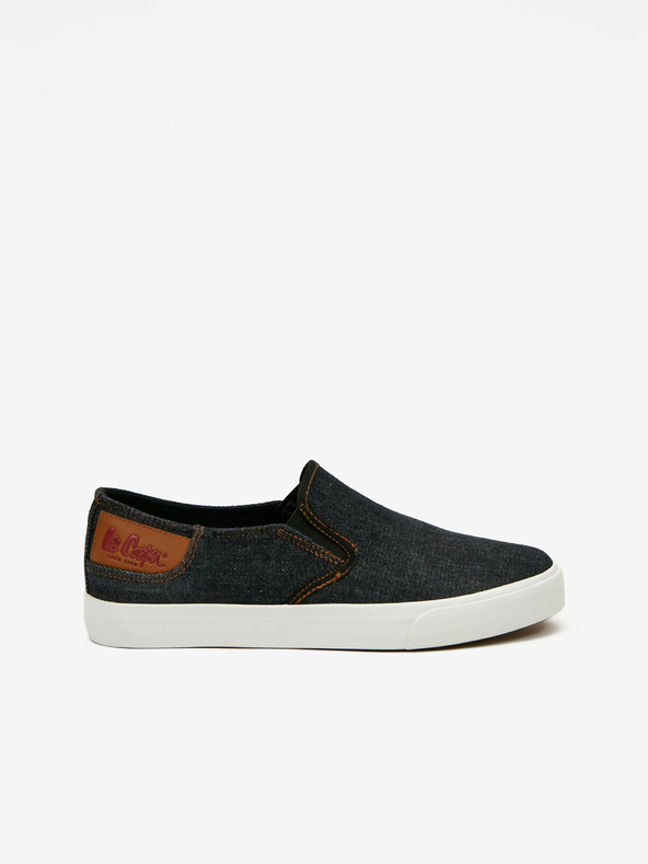 Lee Cooper Fekete férfi slip on tornacipő Lee Cooper
