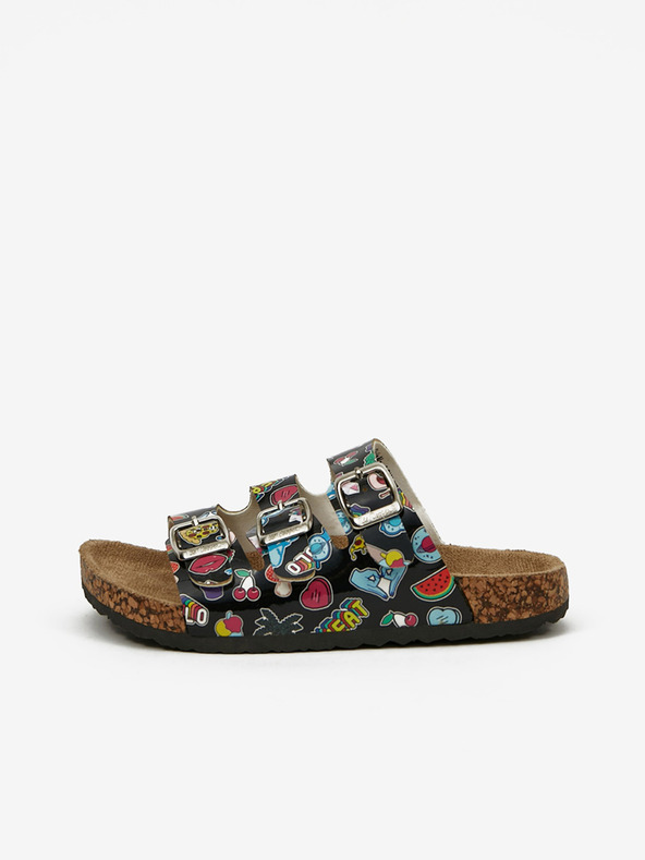 Lee Cooper Fekete, mintás lánypapucs Lee Cooper