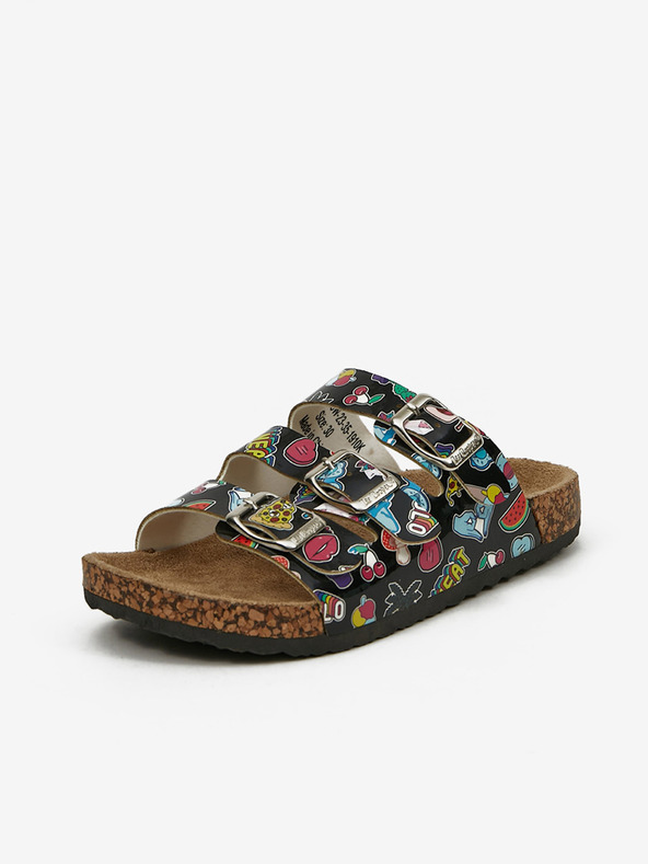 Lee Cooper Fekete, mintás lánypapucs Lee Cooper