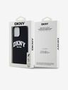 DKNY Folyékony szilikon Arch Logo MagSafe hátlap iPhone 15 Pro Max-hoz Fekete DKNY