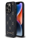 Karl Lagerfeld PU Karl Heads Pattern Magsafe hátlapi borító iPhone 15 Pro Max fekete Karl Lagerfeld fekete Karl Lagerfeld