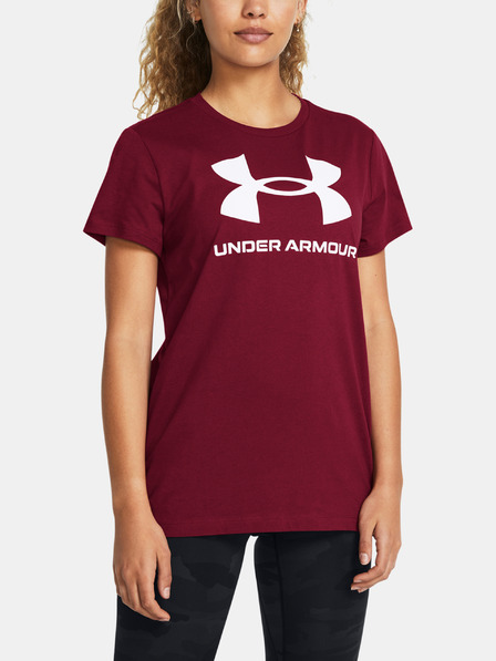 Under Armour Női póló Under Armour UA Rival Logo SS-RED