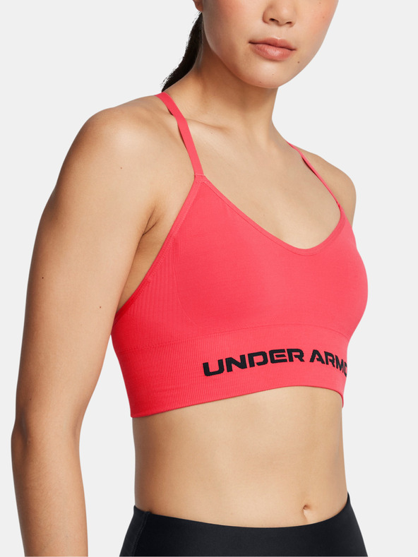 Under Armour Női melltartó Under Armour Vanish Seamless Low Bra-RED