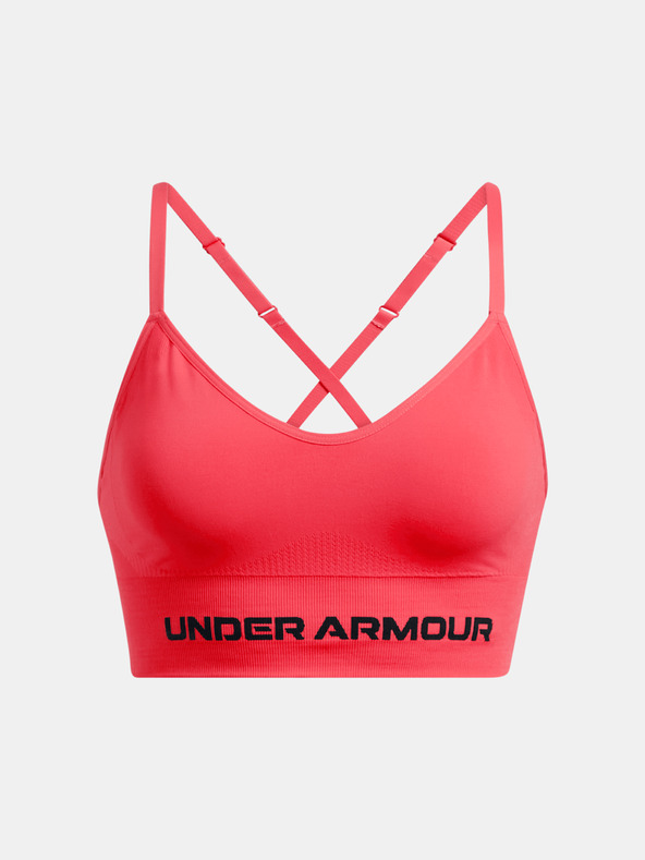 Under Armour Női melltartó Under Armour Vanish Seamless Low Bra-RED