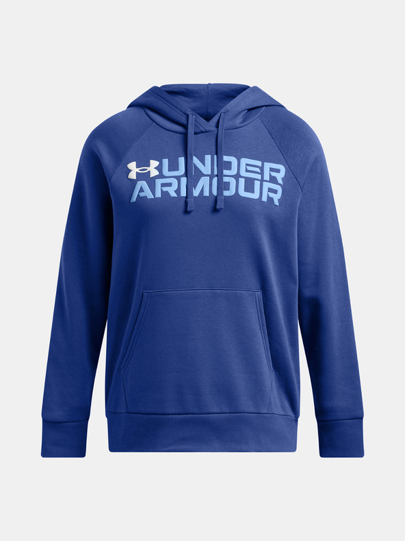 Under Armour Női felső Under Armour Rival Fleece Wordmark Hoodie-BLU