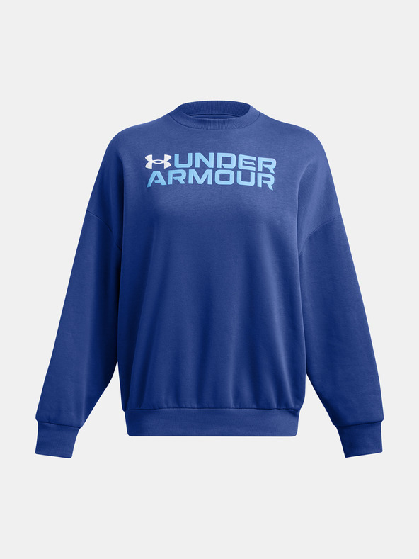 Under Armour Női felső Under Armour Rival Fleece WordmarkOS Crew-BLU