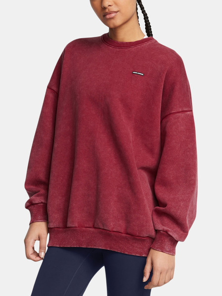 Under Armour Női felső Under Armour UA Icon HWT Flc OS Crew-RED