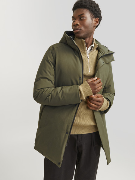 Jack & Jones Jack & Jones Keen férfi khaki színű parka